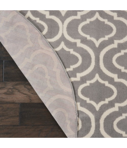 Nourison Jubilant Round Area Rug JUB19-Grey