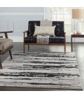 Nourison TEXTURED CONTEMPORARY Area Rug Nourison Textured Contemporary Area Rug TEC02-Ivory/Charcoal