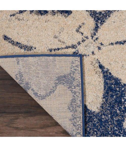 Nourison TRANQUIL Area Rug Nourison Tranquil Area Rug TRA08-Beige/Navy