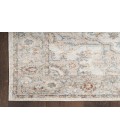 Nourison Astra Machine Washable Grey Multicolor ASW12 2 ft. X 6 ft. Rectangle Rug