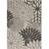 Nourison Aloha - Alh05 Silver Grey Area Rug 5 ft. 3 in. X 7 ft. 5 in. Rectangle