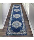 Nourison Grafix Runner Area Rug GRF14-Navy Blue