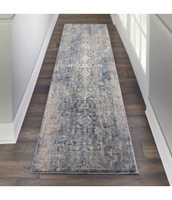 Kathy Ireland Ki38 Moroccan Celebr - Ki3M1 Slate Area Rug 2 ft. 2 X 7 ft. 6 Rectangle