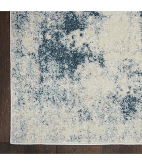 Nourison TRANCE Area Rug Nourison Trance Area Rug TRC06-Ivory Blue