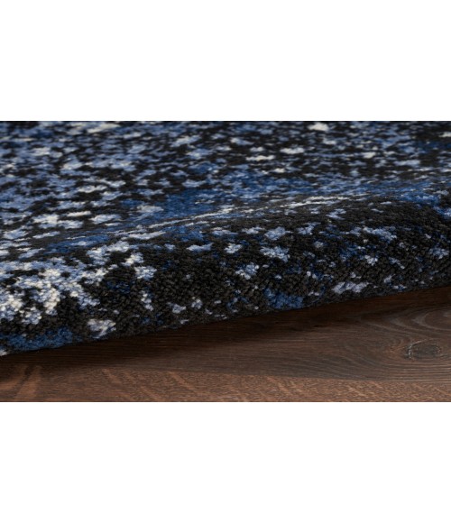 Nourison Passion Light Blue Black Rug PSN10 9 ft. X 12 ft. Rectangle - Rugs Town Nourison Passion Light Blue Black PSN10 9 ft. X 12 ft. Rectangle Rug
