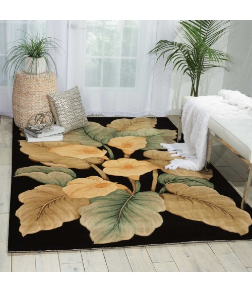 Nourison TROPICS Area Rug Nourison Tropics Area Rug TS08-Black