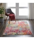 Nourison Celestial Area Rug CES13-Pink/Multicolor
