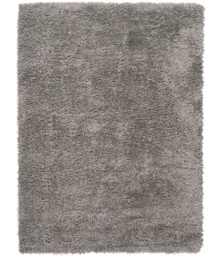 Nourison Lush Shag - Lss01 Grey Area Rug 5 ft. 3 in. X 7 ft. 3 in. Rectangle
