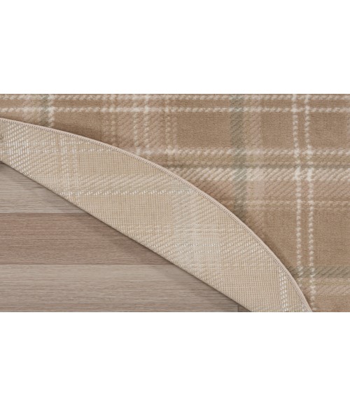 Nourison Grafix Taupe GRF03 5 ft. 3 in. Round Rug