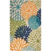 Nourison Aloha Multicolor ALH05 7 ft. 10 in. X 10 ft. 6 in. Rectangle Rug
