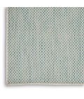 Nourison Courtyard Area Rug COU01-Ivory Aqua