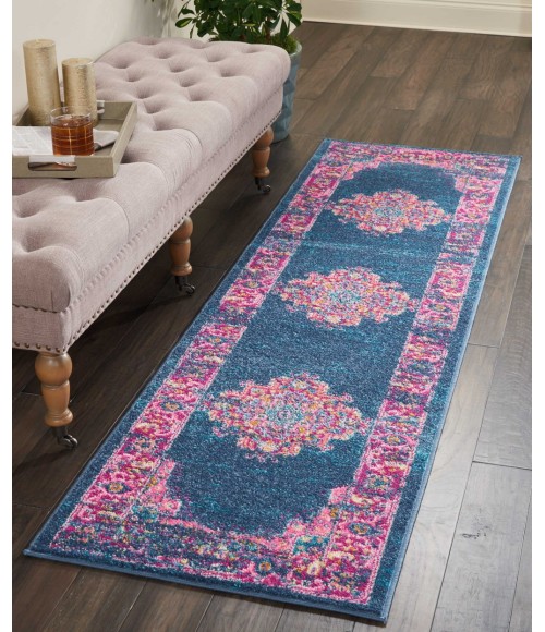 Nourison Passion Runner Area Rug PSN03-Blue