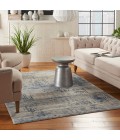 Nourison RUSTIC TEXTURES Area Rug Nourison Rustic Textures Area Rug RUS10-Ivory/Blue