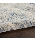 Nourison Rustic Textures Ivory Grey Blue RUS07 6 ft. X 9 ft. Rect. Rug