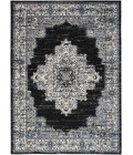 Nourison Passion Area Rug PSN03 Black Ivory 5'3" x 7'3"