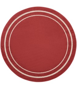 Nourison Essentials - Nre02 Brick Ivory Area Rug 4 ft. X Round