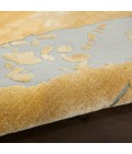 Nourison Prismatic Area Rug PRS19 Grey/Gold 7'9" x 9'9"