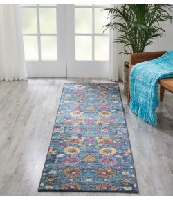 Nourison Passion - Psn01 Denim Area Rug 2 ft. 2 X 10 ft. Rectangle