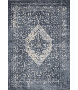 kathy ireland Home Ki25 Malta - Mai11 Navy Area Rug 3 ft. 11 X 5 ft. 7 Rectangle