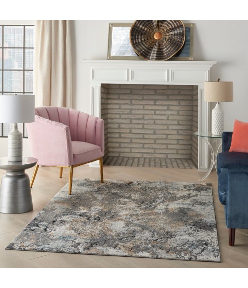 Nourison LUDLOW Area Rug Nourison Ludlow Area Rug LDW01-Grey/Multi