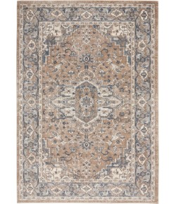 Nourison Quarry - Qua05 Beige Grey Area Rug 6 ft. X 9 ft. Rectangle