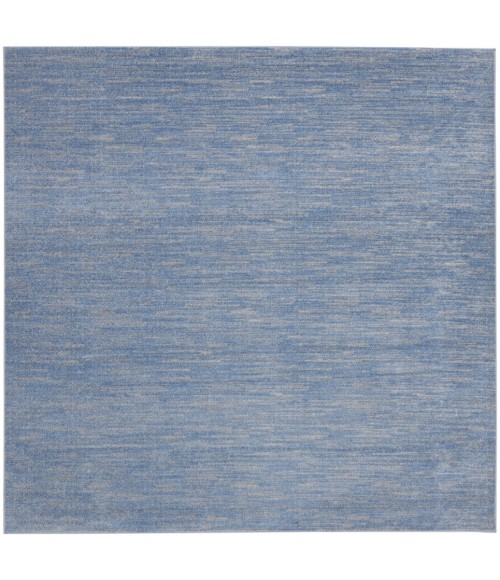Nourison Essentials Blue/Grey Area Rug NRE01-Blue/Grey