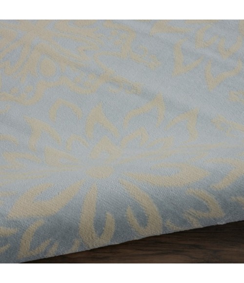 Nourison Jubilant Area Rug JUB06-Ivory/Light Blue