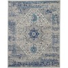 Nourison Tranquil(Traql) - Tra06 Ivory Light Blue Area Rug 8 ft. 10 X 11 ft. 10 Rectangle