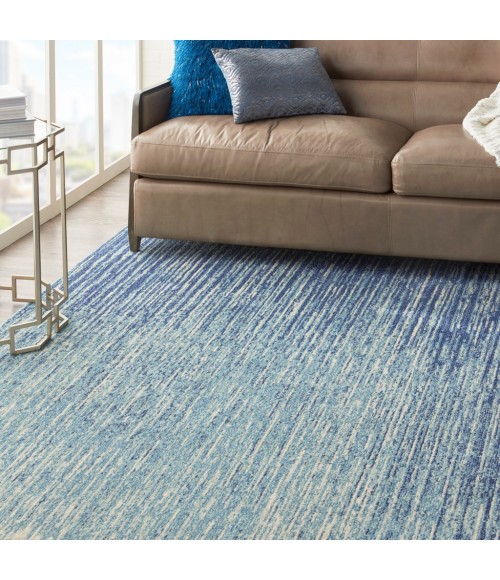 Nourison Passion Area Rug PSN09-Navy/Light Blue