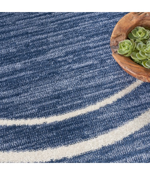 Nourison Nourison Essentials Area Rug NRE02 Navy/Ivory