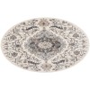 Nourison Elation Ivory Grey ETN09 5 ft. 3 in. Round Rug