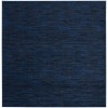 Nourison Essentials - Nre01 Midnight Blue Area Rug 5 ft. X Square