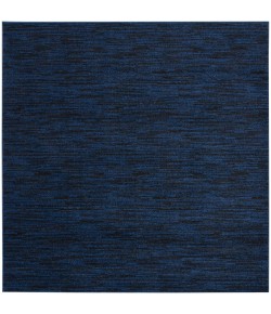 Nourison Essentials - Nre01 Midnight Blue Area Rug 5 ft. X Square