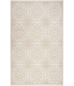 Nourison Home Jubilant JUB06 Ivory Beige 5 ft. 3 in. X 7 ft. 3 in. Area Rug