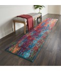 Nourison CELESTIAL Area Rug Nourison Celestial Runner Area Rug CES08-Atlantic