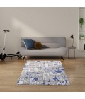 Nourison Home Imagination Blue IMA22 4 ft. X 6 ft. Rectangle Rug