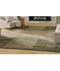 Nourison Astra Machine Washable Ivory Olive ASW03 6 ft. 7 in. X 9 ft. Rectangle Rug