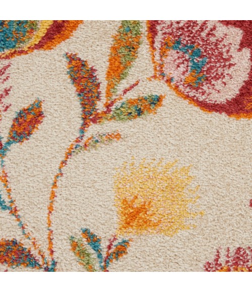 Nourison Allur Area Rug ALR08-Ivory Multicolor