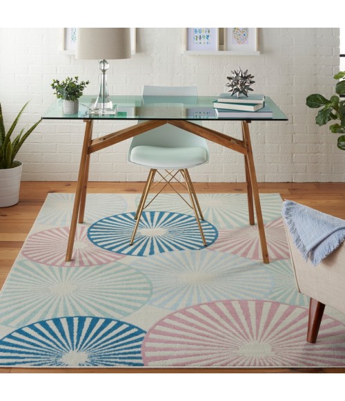 Nourison Grafix Area Rug GRF20-Ivory/Multi