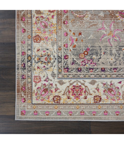 Nourison Vintage Kashan Area Rug VKA01-Grey