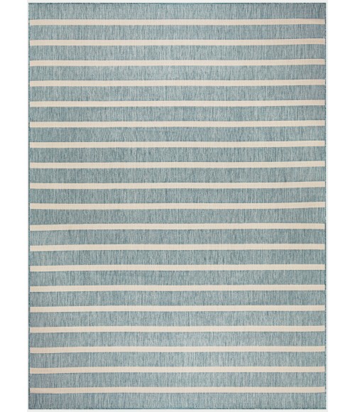 Nourison Positano Aqua Ivory POS03 9 ft. X 12 ft. Rect. Rug