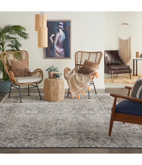 kathy ireland Home Malta Area Rug MAI03-Slate