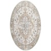 Nourison Astra Machine Washable Silver Grey ASW12 7 ft. 10 in. Round Rug