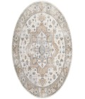 Nourison Astra Machine Washable Silver Grey ASW12 7 ft. 10 in. Round Rug