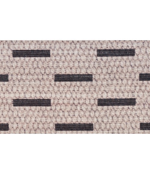 Nourison Nourison Washables Cream Black Rug NWB12 8 ft. X 10 ft. Rectangle - Rugs Town Nourison Nourison Washables Cream Black NWB12 8 ft. X 10 ft. Rectangle Rug