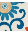 Nourison SUN N' SHADE Area Rug Waverly Sun N' Shade Area Rug SND84-Ivory/Multi