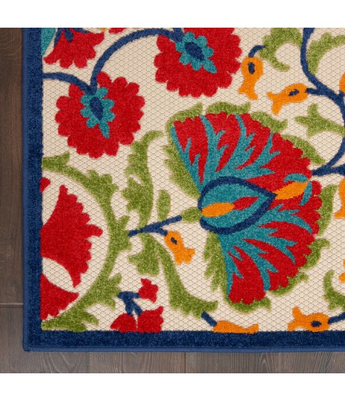 Nourison ALOHA Area Rug Nourison Aloha Runner Area Rug ALH20-Red/Multi