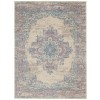 Nourison Grafix - Grf14 Ivory Pink Area Rug 3 ft. 9 X 5 ft. 9 Rectangle