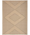 Nourison Washable Jute Natural Beige WSJ01 4 ft. X 6 ft. Rect. Rug