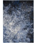 Passion Area Rug Nourison Passion Area Rug PSN10 L.Blue/Blk 5'3" x 7'3"